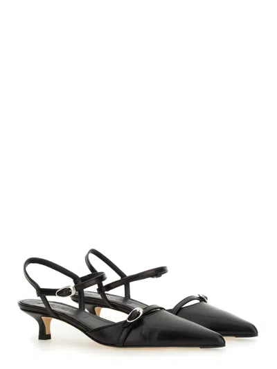 Aeyde Woman Pumps Black Size 7 Leather