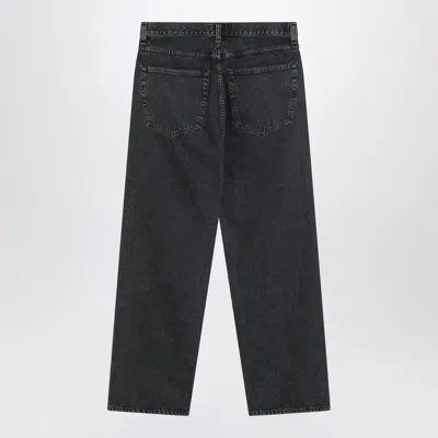 Agolde Gray Jeans In Regenerated Denim In Black