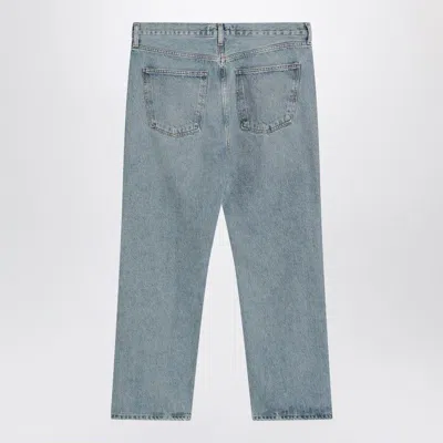 Agolde Light Blue Jeans In Regenerated Denim In Blue
