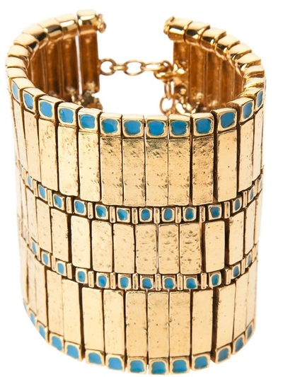 Aurelie Bidermann Mendoza Cuff In Blue