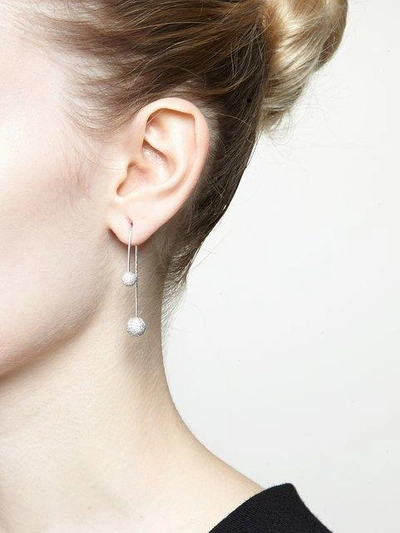 珍珠镶钻单耳环