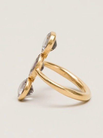 Shop Marie Helene De Taillac 'goddess' Ring In Metallic