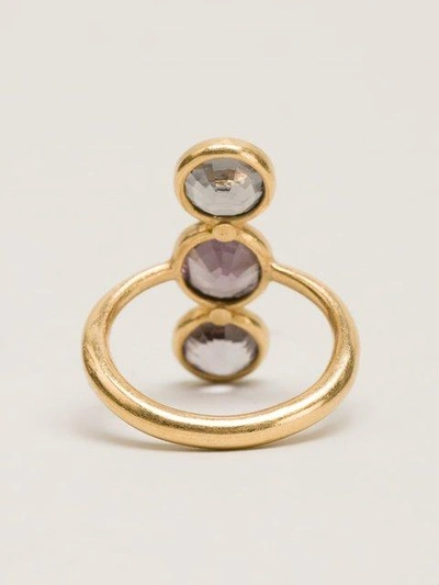 Shop Marie Helene De Taillac 'goddess' Ring In Metallic