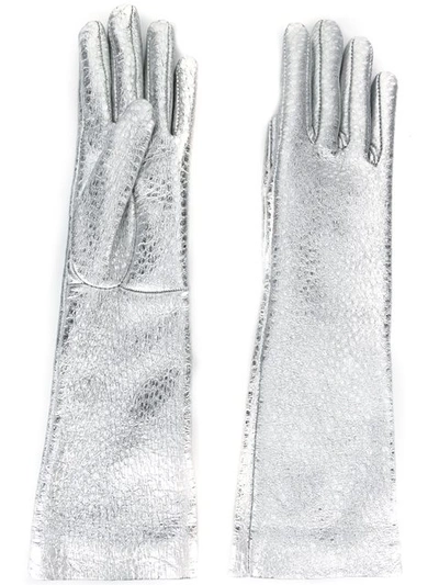 Jil Sander Metallic Gloves