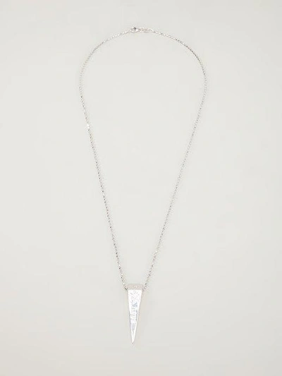 Shop Elise Dray 'hope' Pendant Necklace In Metallic