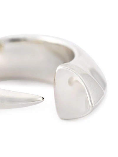 Shop Shaun Leane Tusk Ring In Metallic