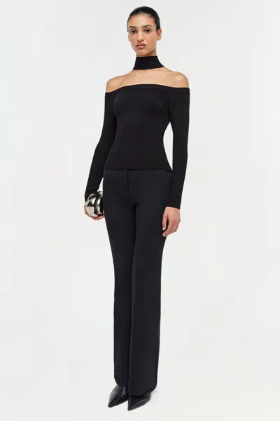 Simkhai Women's Kenna Twill Trouser In Black In Black