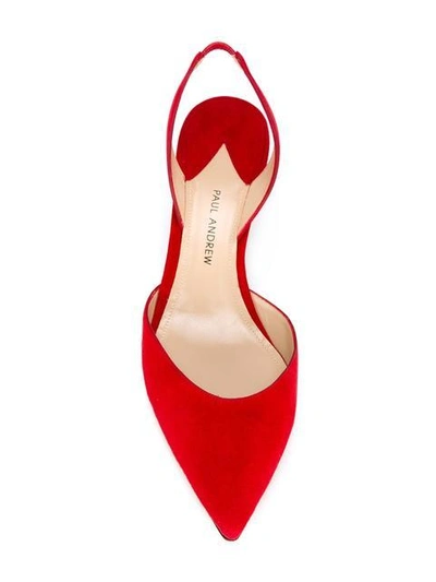 Shop Paul Andrew The Rhea Pumps - Red