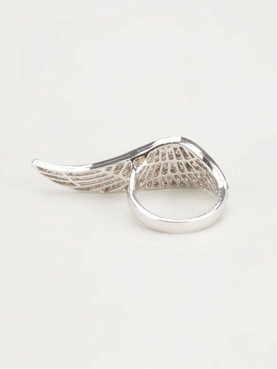 Shop Garrard Wing Ring In Metallic