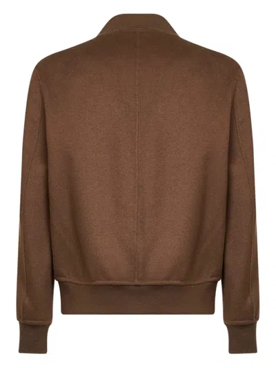 D4.0 Wool Jacket In Brown