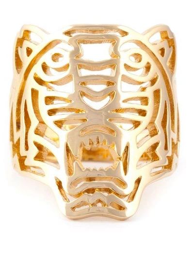 Kenzo 'tiger' Ring In Gold | ModeSens