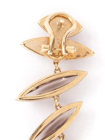 Shop Antonio Bernardo 18kt Yellow Gold Wing Earrings In Metallic