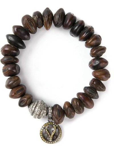 Shop Loree Rodkin Mahla Beads Bracelet In Black