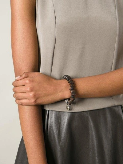 Shop Loree Rodkin Mahla Beads Bracelet In Black