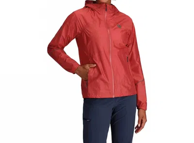 Outdoor Research Helium Rain Jacket In Rhubarb In Red