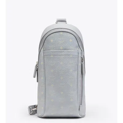 Mcm Aren Sling Bag In Gray