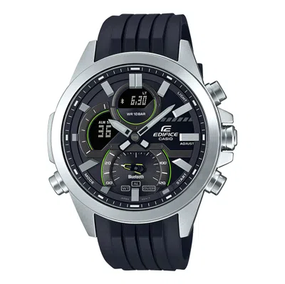 Casio Men's  Edifice Series 2022 Luminous Stainless Steel Strap Watch Mens In Black