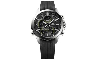 Casio Men's  Edifice Series 2022 Luminous Stainless Steel Strap Watch Mens In Black
