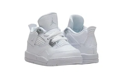 Air Jordan (td)  4 Retro 'pure Money' In White