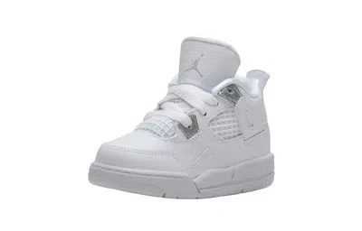 Air Jordan (td)  4 Retro 'pure Money' In White