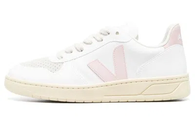 Veja V-10 Cwl 'white Petale' In Animal Print