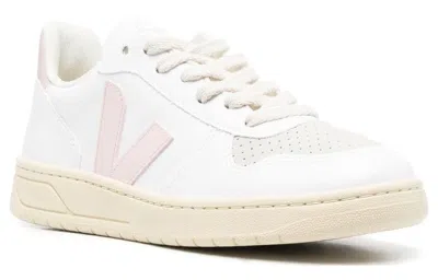 Veja V-10 Cwl 'white Petale' In Animal Print