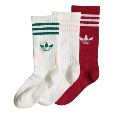Adidas Originals (gs)  Crew Socks 3 Pairs 'multi'
