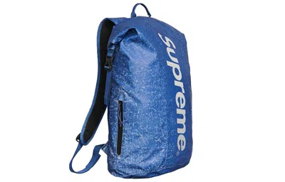 Supreme Waterproof Reflective Speckled Backpack 'blue White'