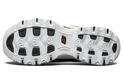 Skechers (wmns)  D'lites Low-top Daddy Shoes Black/gold In Multi