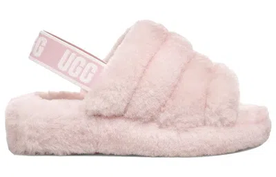 Ugg (wmns)  Fluff Yeah Slide Thick Sole Shoe Pink In Multi