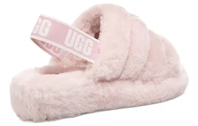 Ugg (wmns)  Fluff Yeah Slide Thick Sole Shoe Pink In Multi