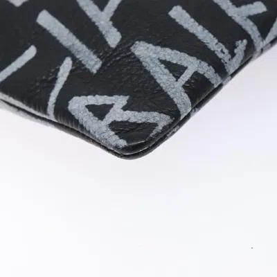 Pre-owned Balenciaga Black Leather Clutch Bag ()