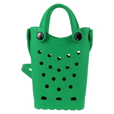 Pre-owned Balenciaga Green Rubber Shoulder Bag ()