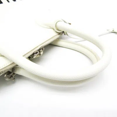 Pre-owned Balenciaga Ville Top Handle White Leather Handbag ()
