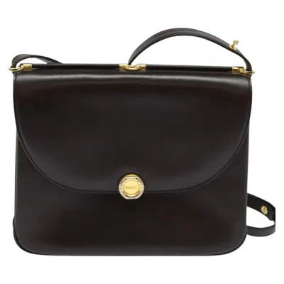 Pre-owned Bally Brown Leather Shoulder Bag ()