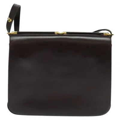 Pre-owned Bally Brown Leather Shoulder Bag ()