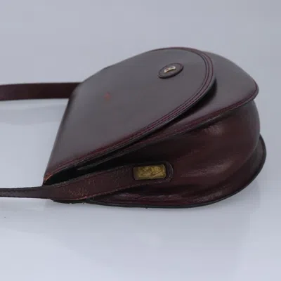 Pre-owned Bally Burgundy Leather Shoulder Bag ()