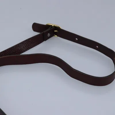 Pre-owned Bally Burgundy Leather Shoulder Bag ()