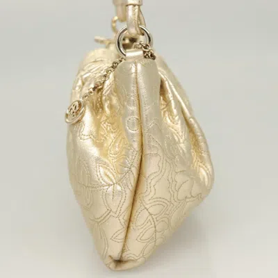 Pre-owned Bally Gold Leather Shoulder Bag ()