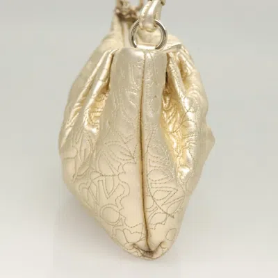 Pre-owned Bally Gold Leather Shoulder Bag ()