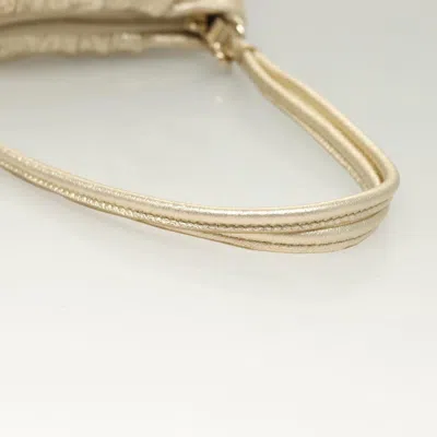 Pre-owned Bally Gold Leather Shoulder Bag ()