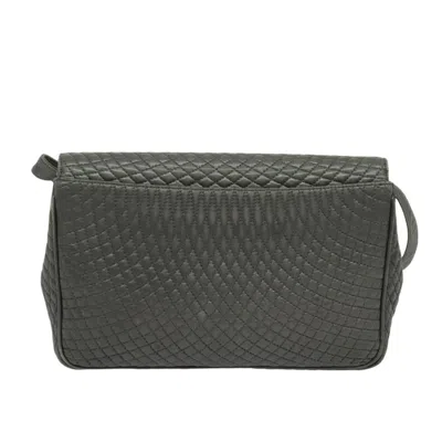 Pre-owned Bally Grey Leather Shoulder Bag () In Gray