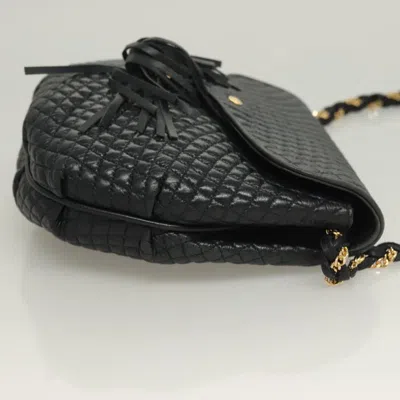 Pre-owned Bally Navy Leather Shoulder Bag () In Blue