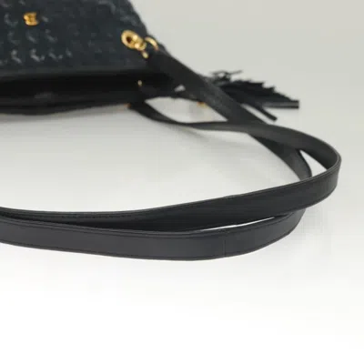 Pre-owned Bally Navy Suede Shoulder Bag () In Blue