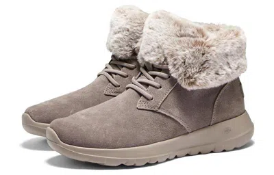 Skechers (wmns)  On The Go Joy - Plush Dreams 'dark Taupe' In Brown