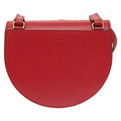 Pre-owned Bally Red Leather Shoulder Bag ()