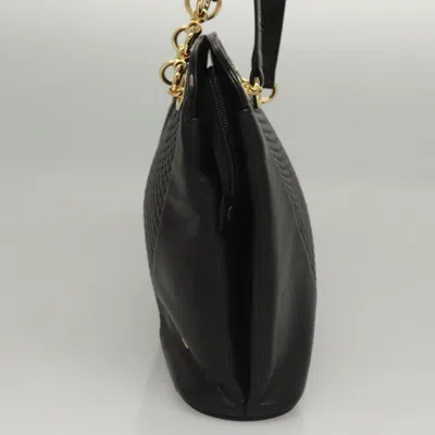 Pre-owned Bally Quilted Black Leather Shoulder Bag ()