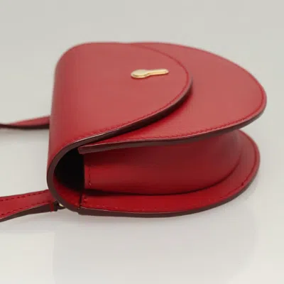 Pre-owned Bally Red Leather Shoulder Bag ()