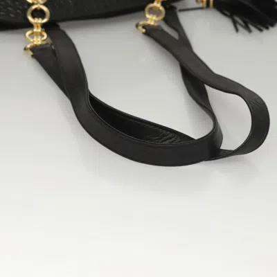 Pre-owned Bally Quilted Black Leather Shoulder Bag ()