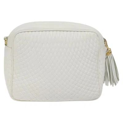 Pre-owned Bally White Leather Shoulder Bag ()